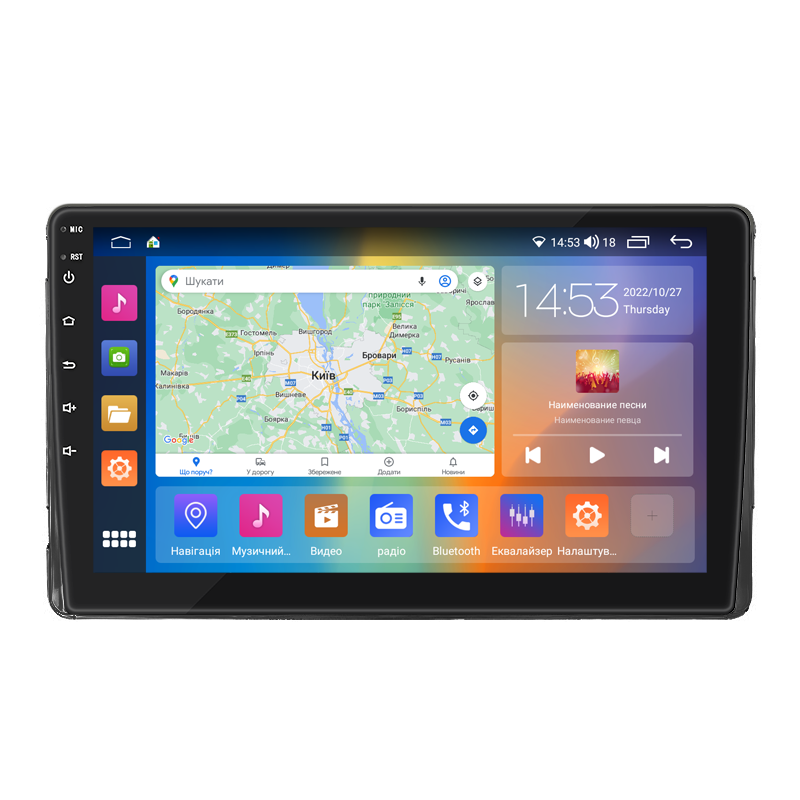 Штатная магнитола Lesko для Toyota Matrix II (E140) 2008-2014 экран 9" 2/32Gb CarPlay 4G Wi-Fi GPS Prime