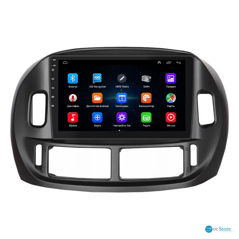 Штатная магнитола Lesko для Toyota Previa II (XR30, XR40) 2000-2006 экран 9" 1/16Gb Wi-Fi GPS Base