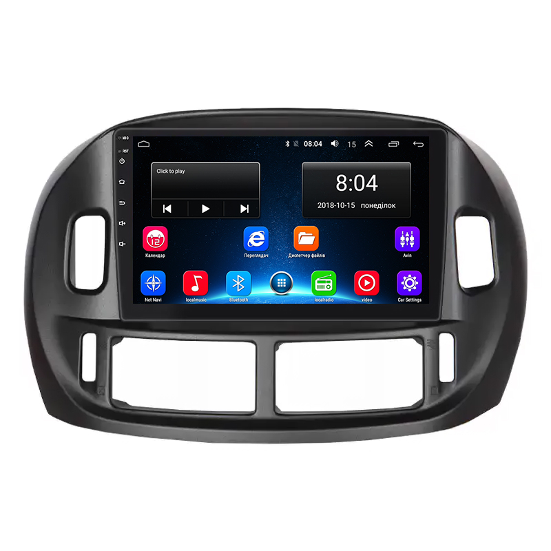 Штатная магнитола Lesko для Toyota Previa II (XR30, XR40) 2000-2006 экран 9" 2/32Gb Wi-Fi GPS Base