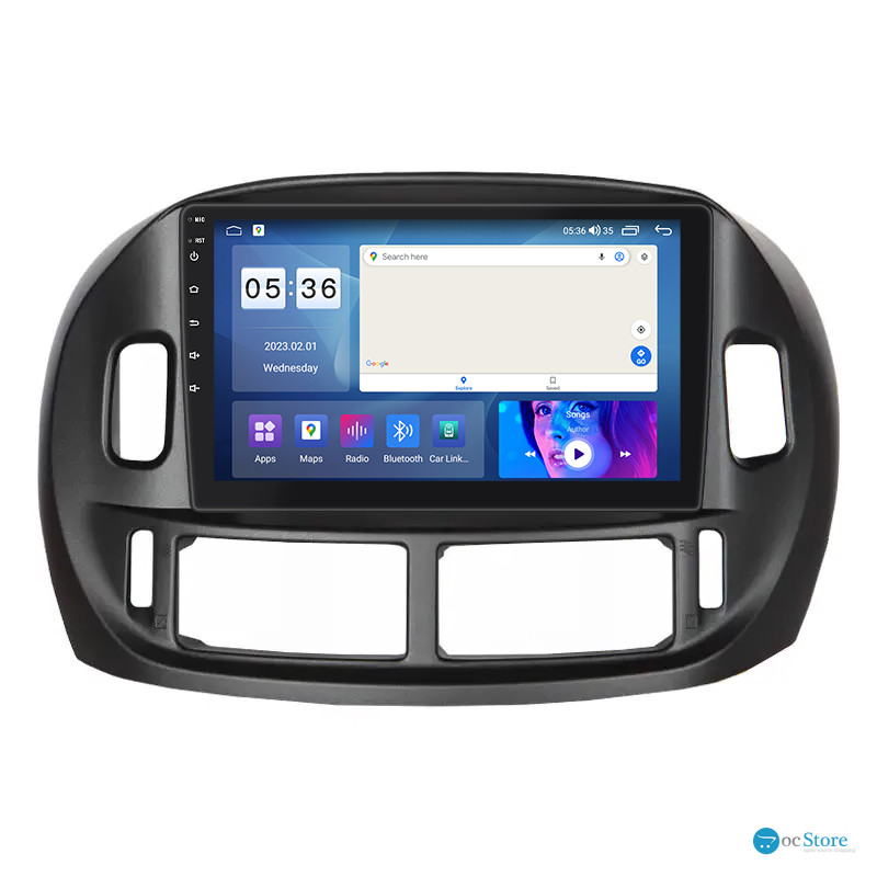 Штатная магнитола Lesko для Toyota Previa II (XR30, XR40) 2000-2006 экран 9" 2/32Gb CarPlay 4G Wi-Fi GPS Prime