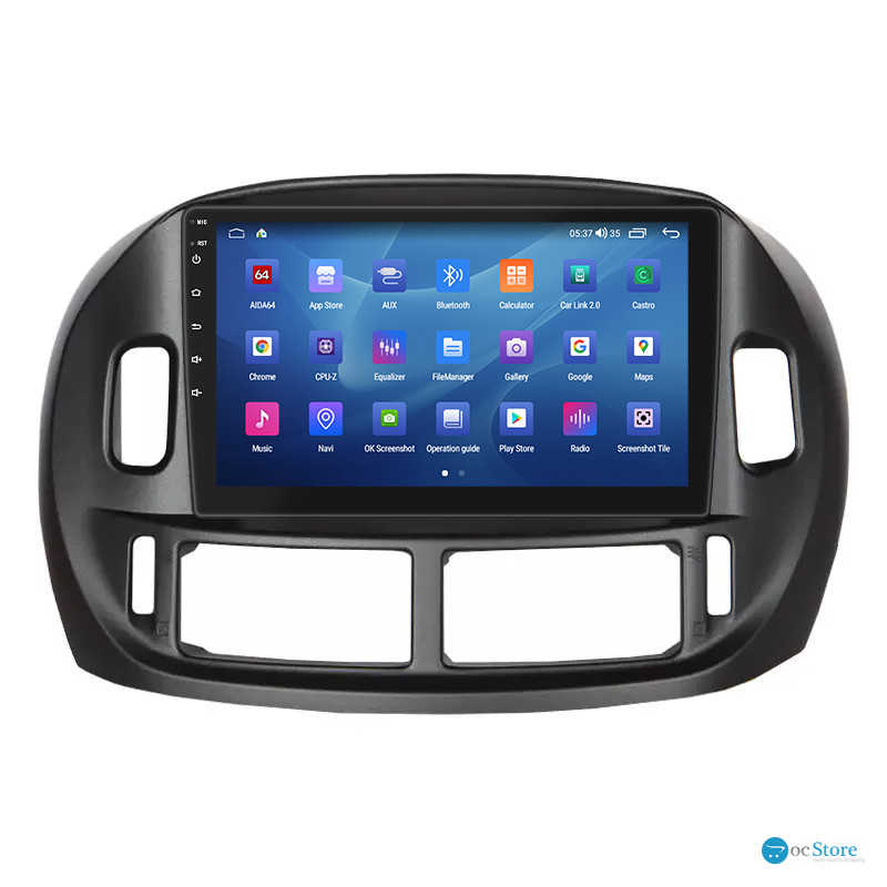 Штатная магнитола Lesko для Toyota Previa II (XR30, XR40) 2000-2006 экран 9" 2/32Gb CarPlay 4G Wi-Fi GPS Prime
