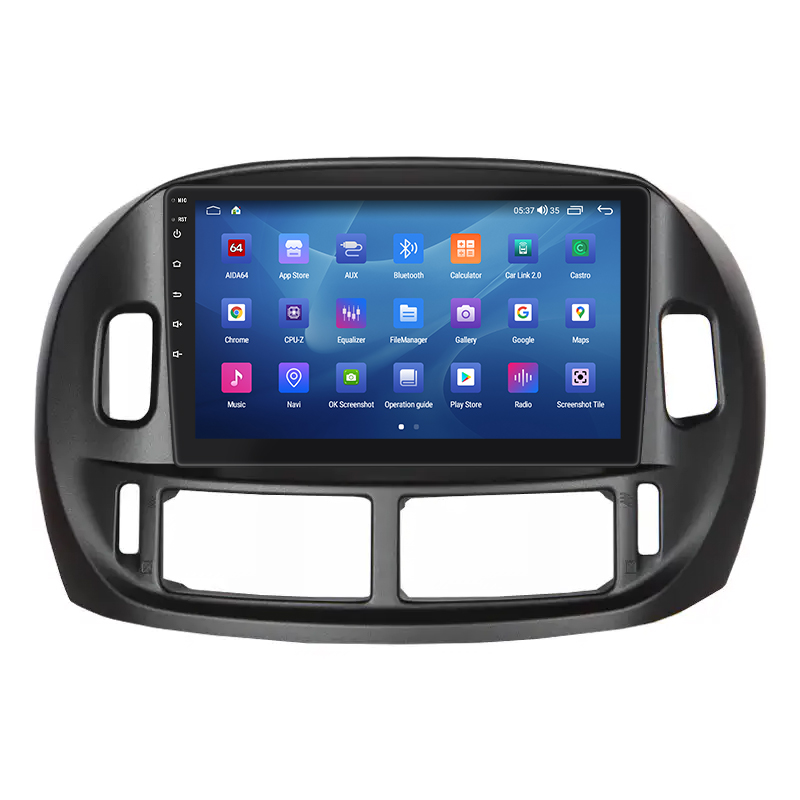 Штатная магнитола Lesko для Toyota Previa II (XR30, XR40) 2000-2006 экран 9" 4/64Gb CarPlay 4G Wi-Fi GPS Prime