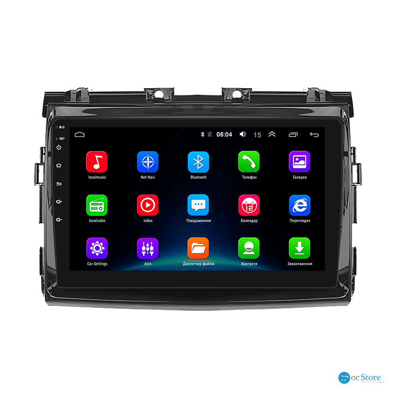 Штатная магнитола Lesko для Toyota Previa III (XR50) 2006-2019 экран 9" 2/32Gb Wi-Fi GPS Base