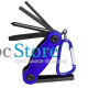 Мультитул West Biking YP0719243 карманный набор инструментов для велосипеда Blue
