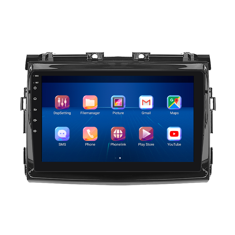 Штатная магнитола Lesko для Toyota Previa III (XR50) 2006-2019 экран 9" 4/64Gb 4G Wi-Fi GPS Top