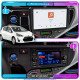 Штатная магнитола Lesko для Toyota Prius c I 2011-2015 экран 9" 4/64 QLED CarPlay 4G Wi-Fi GPS 360 Prime