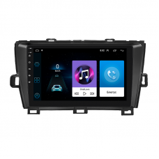 Штатная магнитола Lesko для Toyota Prius III Рестайлинг (XW30) 2011-2015 экран 9" 1/16Gb Wi-Fi GPS Base