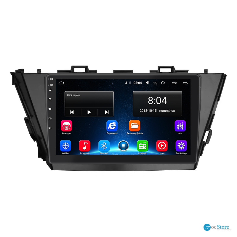 Штатная магнитола Lesko для Toyota Prius v (+) I Рестайлинг (ZVW40/41) 2014-2021 экран 9" 2/32Gb Wi-Fi GPS Base