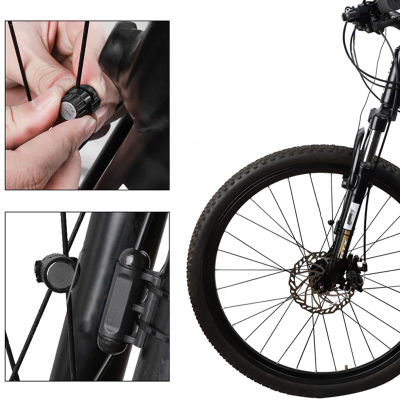 Велокомпьютер West Biking 0702054 с подсветкой White Проводной