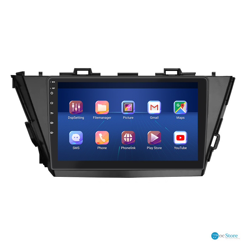 Штатная магнитола Lesko для Toyota Prius v (+) I Рестайлинг (ZVW40/41) 2014-2021 экран 9" 4/64Gb 4G Wi-Fi GPS Top