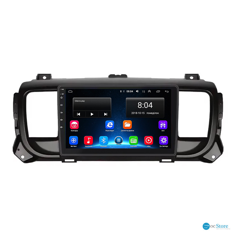 Штатная магнитола Lesko для Toyota ProAce II 2016-н.в. экран 9" 2/32Gb Wi-Fi GPS Base