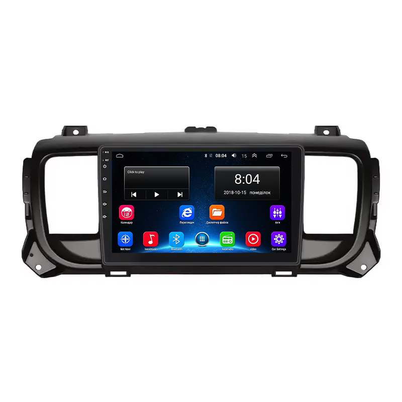 Штатная магнитола Lesko для Toyota ProAce II 2016-н.в. экран 9" 2/32Gb Wi-Fi GPS Base