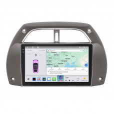 Штатная магнитола Lesko для Toyota RAV4 II (XA20) 2000-2003 экран 9" 4/64 QLED CarPlay 4G Wi-Fi GPS 360 Prime