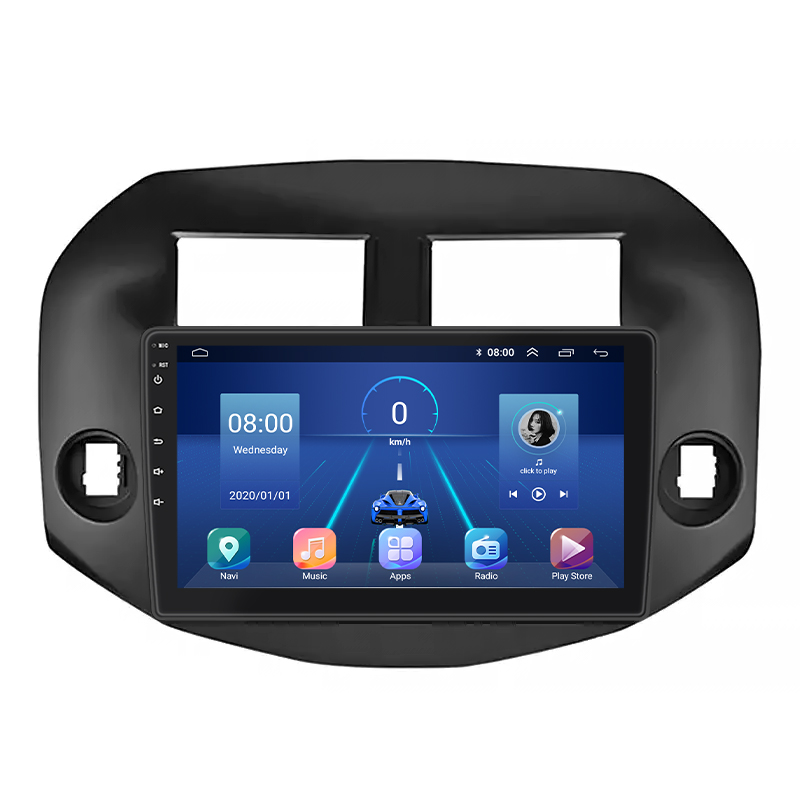 Штатная магнитола Lesko для Toyota RAV4 III (XA30) 2005-2010 экран 10" 6/128Gb 4G Wi-Fi GPS Top