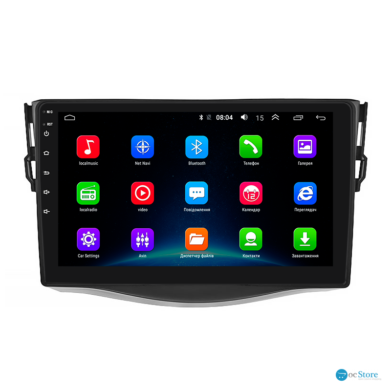 Штатная магнитола Lesko для Toyota RAV4 III (XA30) Рестайлинг 2010-2016 экран 9" 2/32Gb Wi-Fi GPS Base