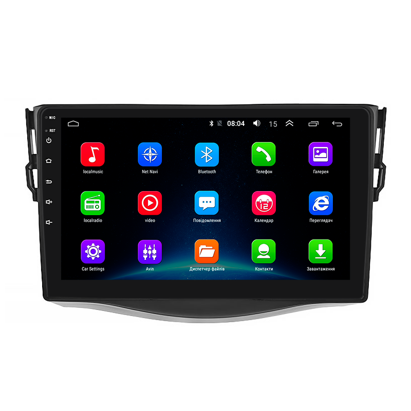 Штатная магнитола Lesko для Toyota RAV4 III (XA30) Рестайлинг 2010-2016 экран 9" 2/32Gb Wi-Fi GPS Base