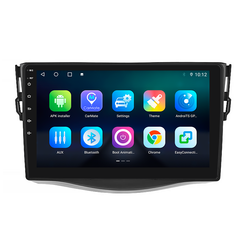 Штатная магнитола Lesko для Toyota RAV4 III (XA30) Рестайлинг 2010-2016 экран 9" 4/64Gb 4G Wi-Fi GPS Top