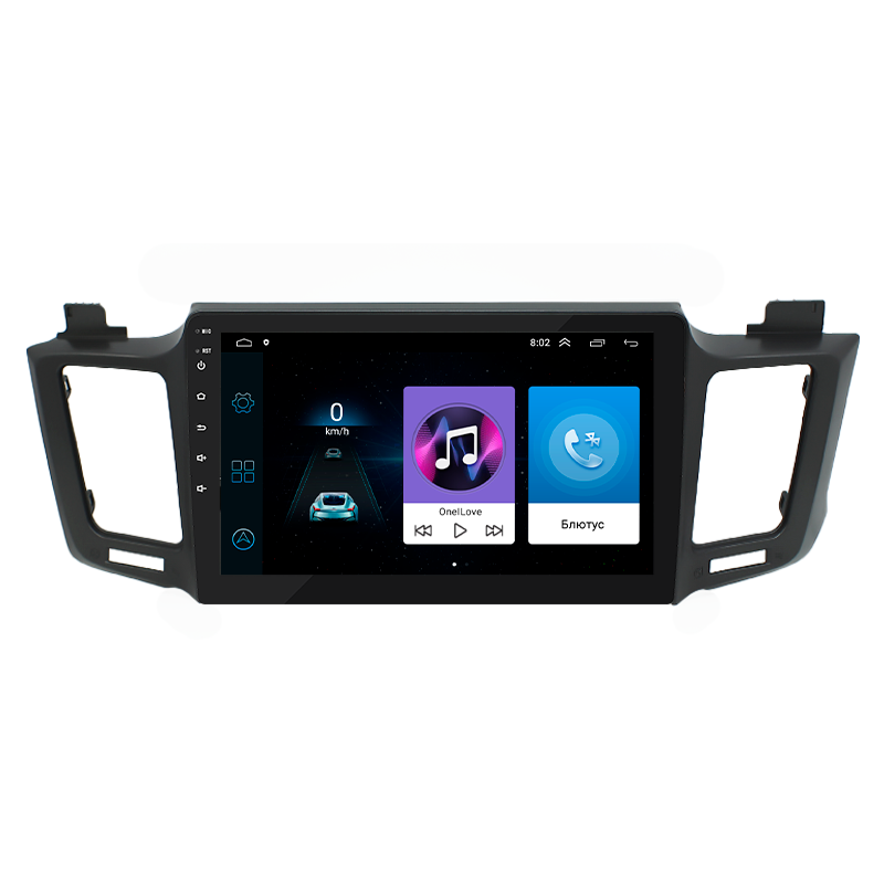 Штатная магнитола Lesko для Toyota RAV4 IV (CA40) 2012-2015 экран 10" 1/16Gb Wi-Fi GPS Base