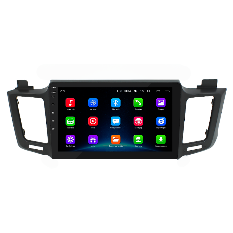 Штатная магнитола Lesko для Toyota RAV4 IV (CA40) 2012-2015 экран 10" 2/32Gb Wi-Fi GPS Base