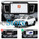 Штатная магнитола Lesko для Toyota RAV4 IV (CA40) 2012-2015 экран 10" 4/64 QLED CarPlay 4G Wi-Fi GPS 360 Prime