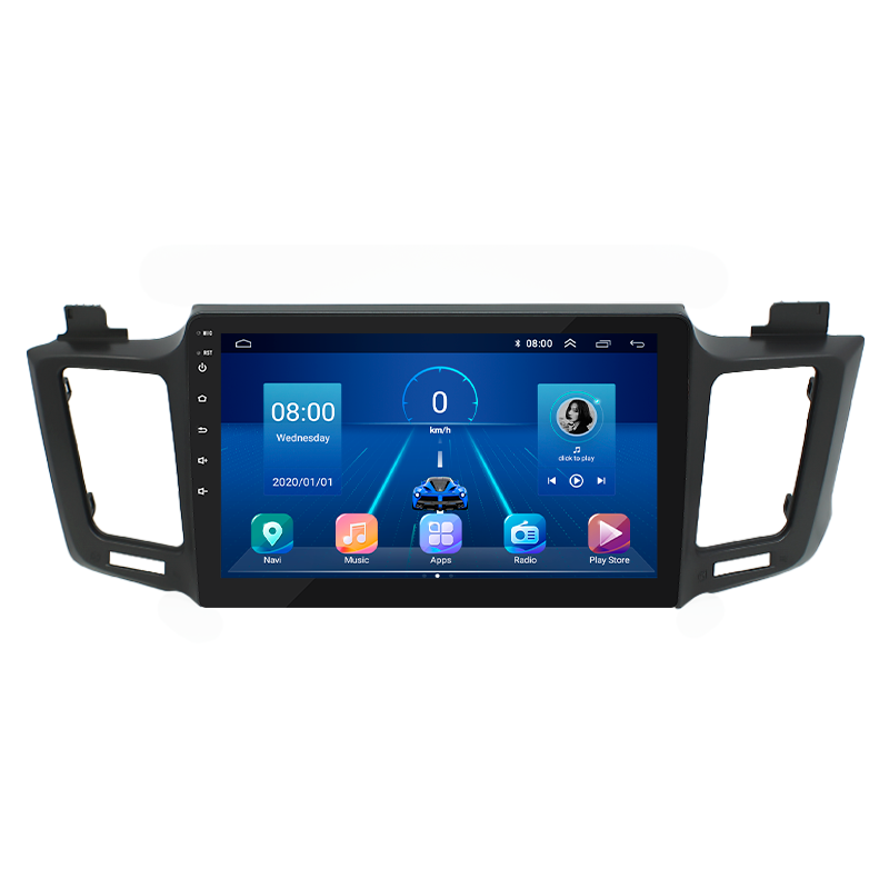 Штатная магнитола Lesko для Toyota RAV4 IV (CA40) 2012-2015 экран 10" 2/32Gb 4G Wi-Fi GPS Top