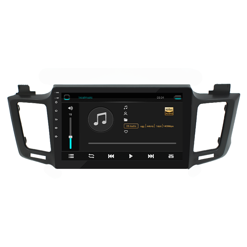 Штатная магнитола Lesko для Toyota RAV4 IV (CA40) 2012-2015 экран 10" 2/32Gb 4G Wi-Fi GPS Top