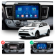 Штатная магнитола Lesko для Toyota RAV4 IV (CA40) 2012-2015 экран 10" 6/128Gb 4G Wi-Fi GPS Top