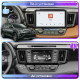 Штатная магнитола Lesko для Toyota RAV4 IV (CA40) Рестайлинг 2015-2019 экран 10" 4/64 QLED CarPlay 4G Wi-Fi GPS 360 Prime