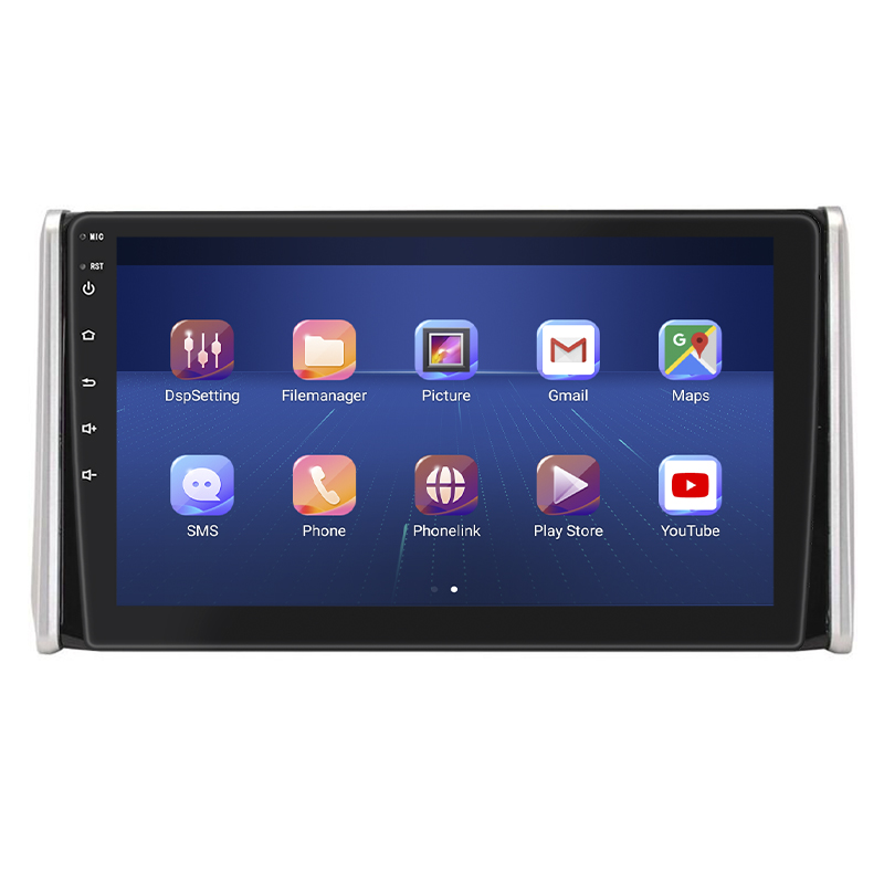 Штатная магнитола Lesko для Toyota RAV4 V (XA50) 2018-н.в. экран 10" 2/32Gb 4G Wi-Fi GPS Top