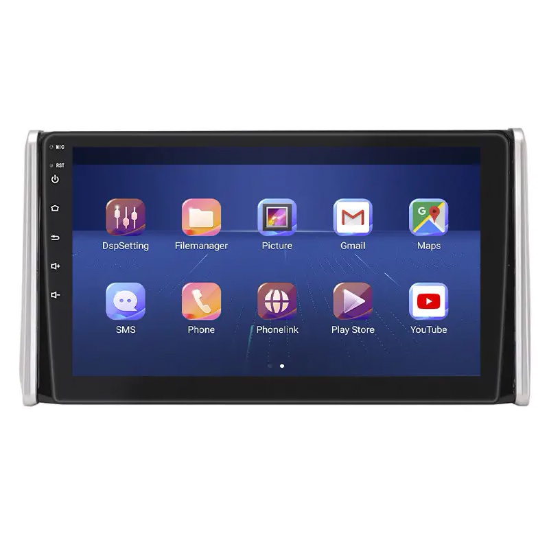 Штатная магнитола Lesko для Toyota RAV4 V (XA50) 2018-н.в. экран 10" 6/128Gb 4G Wi-Fi GPS Top