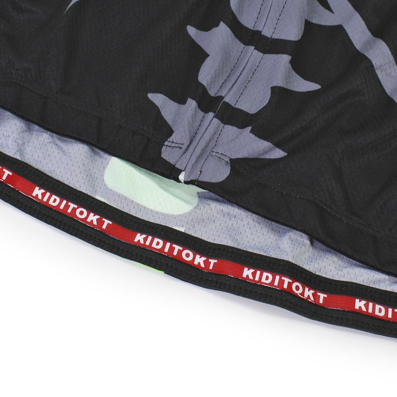 Вело костюм для мужчин KIDITO KM-CT-18 кофта с длинным рукавом штаны Skeleton Red 4XL