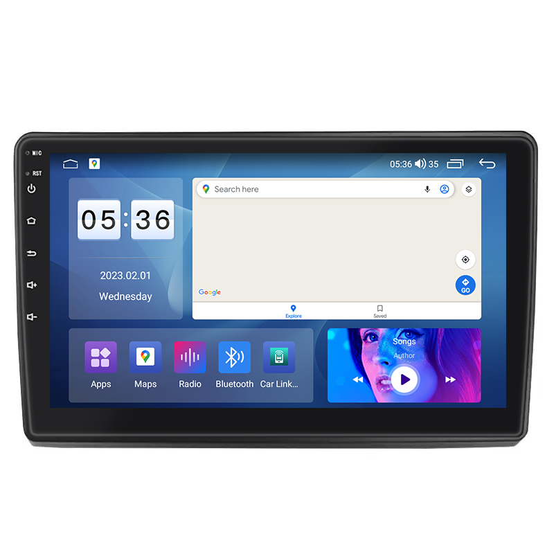 Штатная магнитола Lesko для Toyota Sienna II 2003-2005 экран 9" 2/32Gb CarPlay 4G Wi-Fi GPS Prime