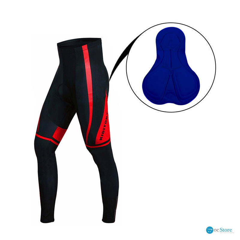 Вело костюм для мужчин KIDITO KM-CT-18 кофта с длинным рукавом штаны Skeleton Red XL