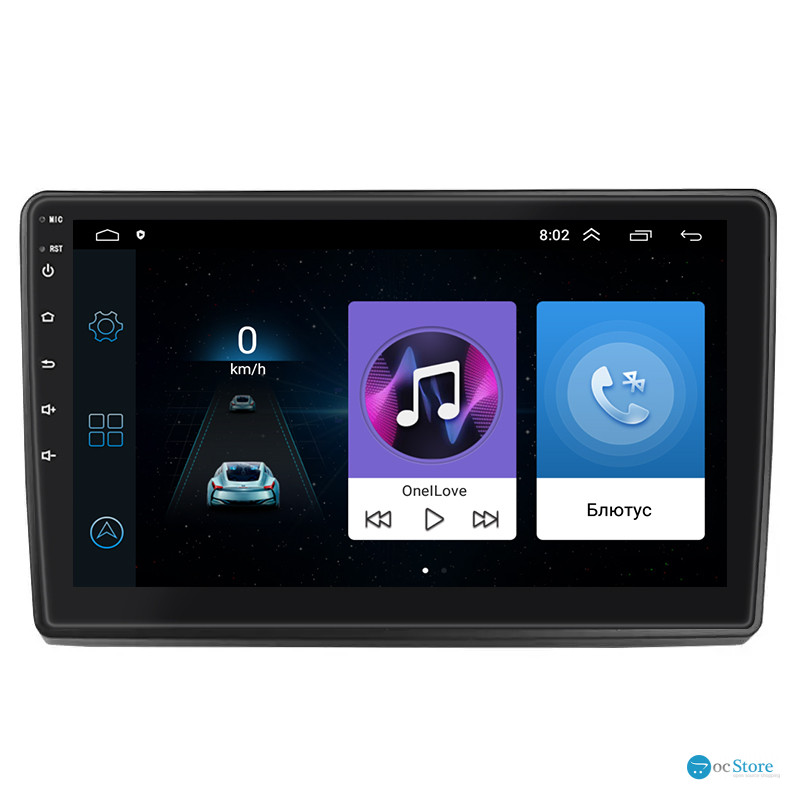 Штатная магнитола Lesko для Toyota Sienna II Рестайлинг 2005-2010 экран 9" 1/16Gb Wi-Fi GPS Base
