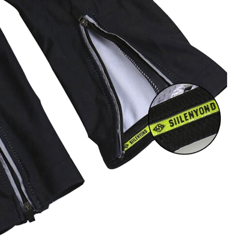 Вело костюм женский Siilenyond SW-CT-057 Полосы длинный рукав штаны Black Pink 3XL