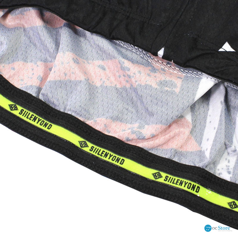 Вело костюм для мужчин Siilenyond XM-DT-050 короткий рукав шорты Stripes Red XS