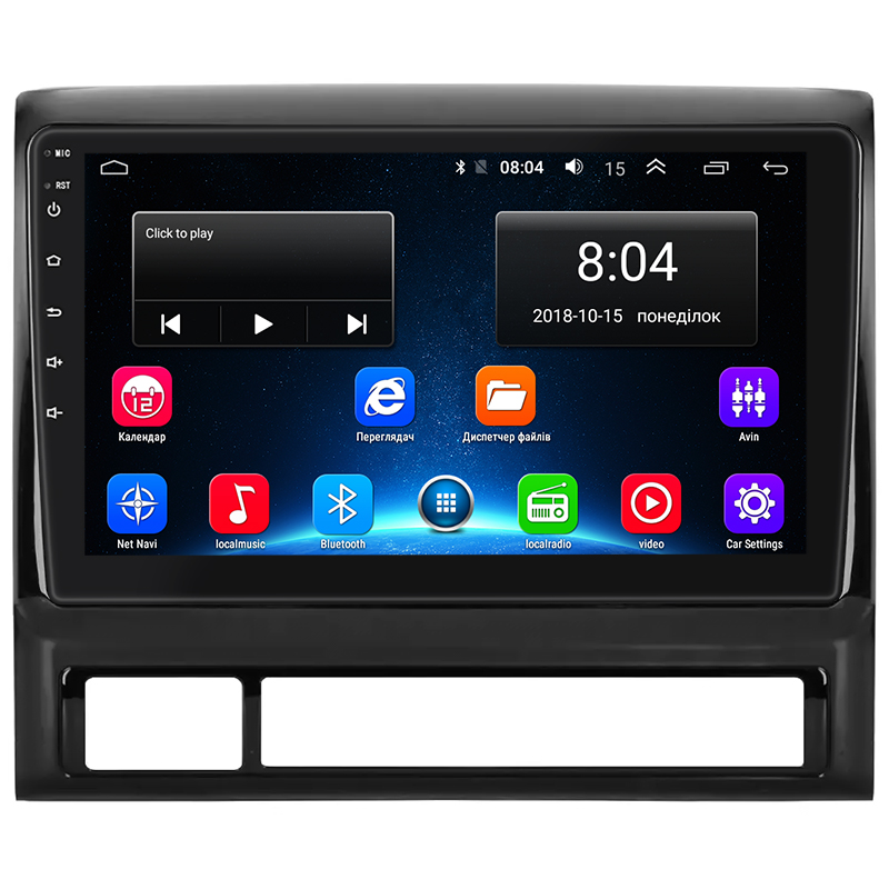 Штатная магнитола Lesko для Toyota Tacoma II 2004-2011 экран 9" 2/32Gb Wi-Fi GPS Base