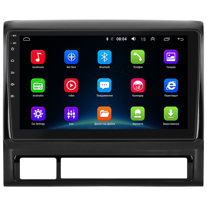 Штатная магнитола Lesko для Toyota Tacoma II 2004-2011 экран 9" 2/32Gb Wi-Fi GPS Base