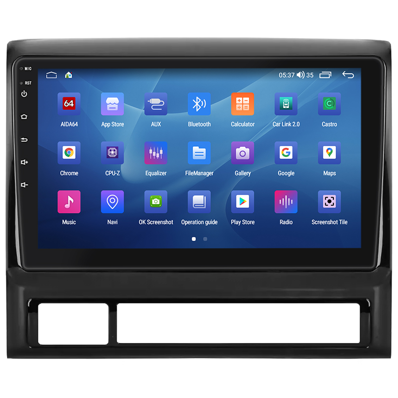 Штатная магнитола Lesko для Toyota Tacoma II 2004-2011 экран 9" 2/32Gb CarPlay 4G Wi-Fi GPS Prime