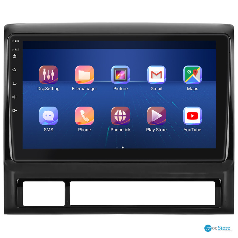 Штатная магнитола Lesko для Toyota Tacoma II 2004-2011 экран 9" 4/64Gb 4G Wi-Fi GPS Top