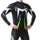 Вело костюм для мужчин X-Тiger XM-CT-013 кофта с длинным рукавом штаны Green 4XL