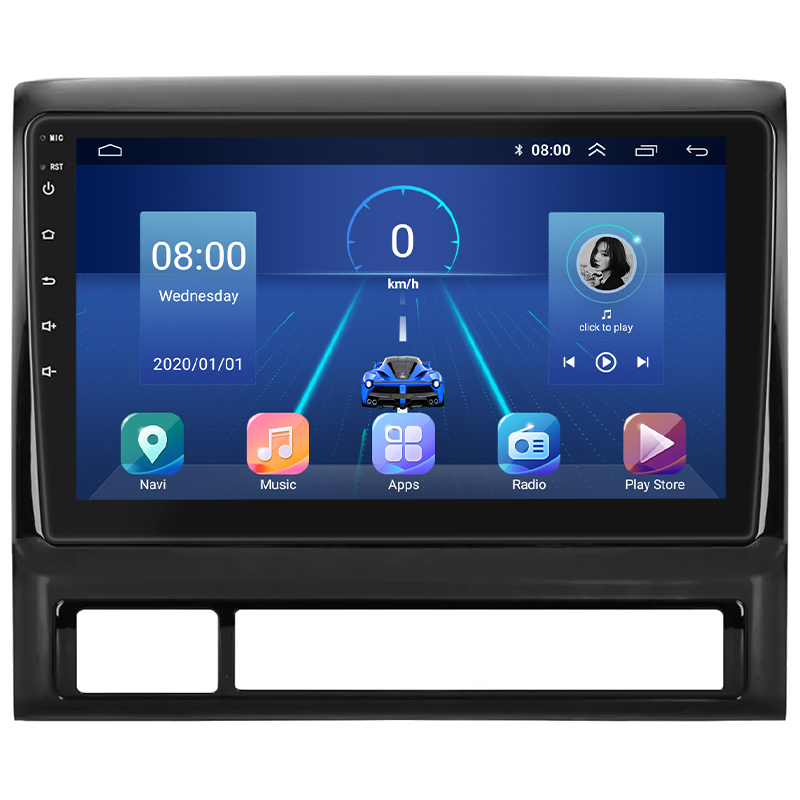 Штатная магнитола Lesko для Toyota Tacoma II Рестайлинг 2011-2015 экран 9" 2/32Gb 4G Wi-Fi GPS Top