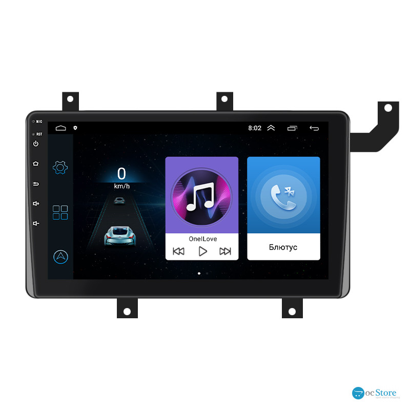Штатная магнитола Lesko для Toyota Tacoma III 2015-н.в. экран 9" 1/16Gb Wi-Fi GPS Base