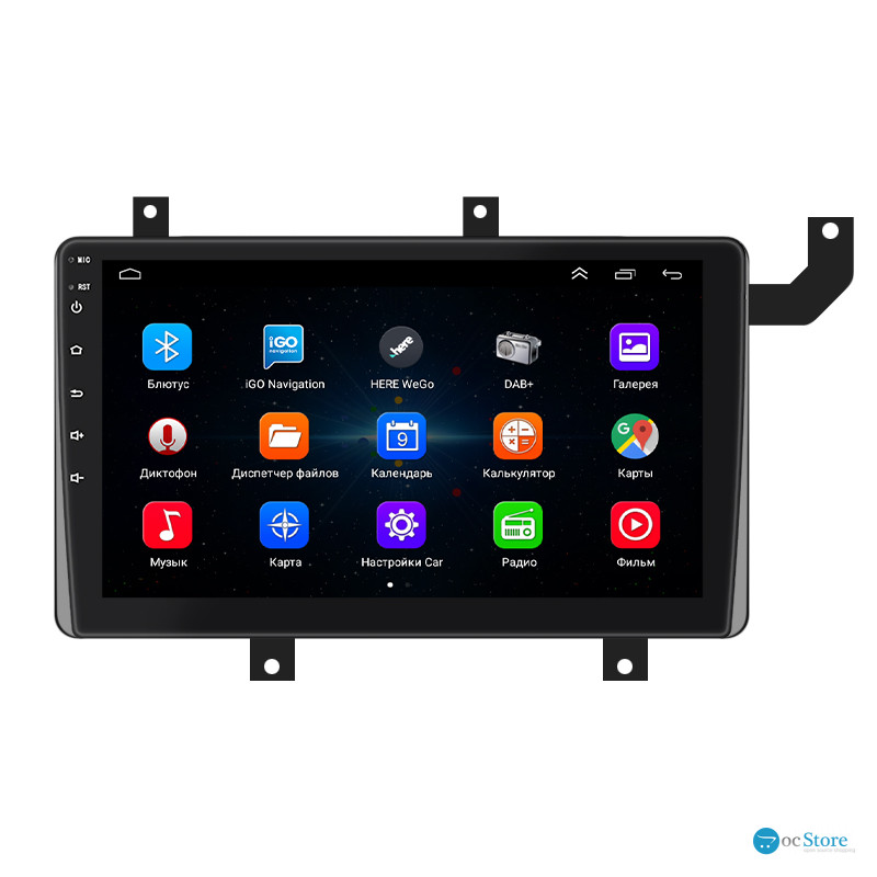Штатная магнитола Lesko для Toyota Tacoma III 2015-н.в. экран 9" 1/16Gb Wi-Fi GPS Base