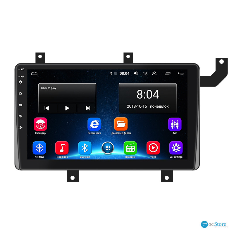 Штатная магнитола Lesko для Toyota Tacoma III 2015-н.в. экран 9" 2/32Gb Wi-Fi GPS Base