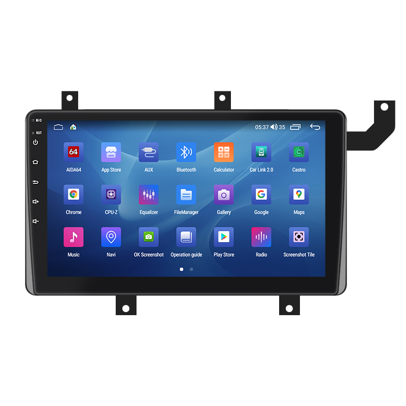 Штатная магнитола Lesko для Toyota Tacoma III 2015-н.в. экран 9" 2/32Gb CarPlay 4G Wi-Fi GPS Prime