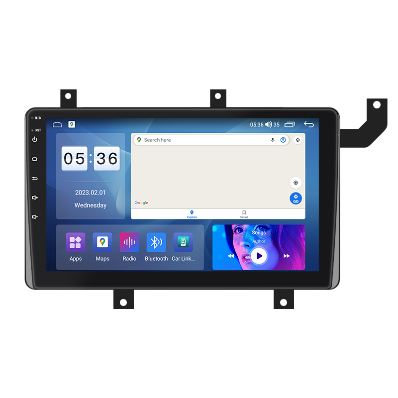 Штатная магнитола Lesko для Toyota Tacoma III 2015-н.в. экран 9" 4/64Gb CarPlay 4G Wi-Fi GPS Prime