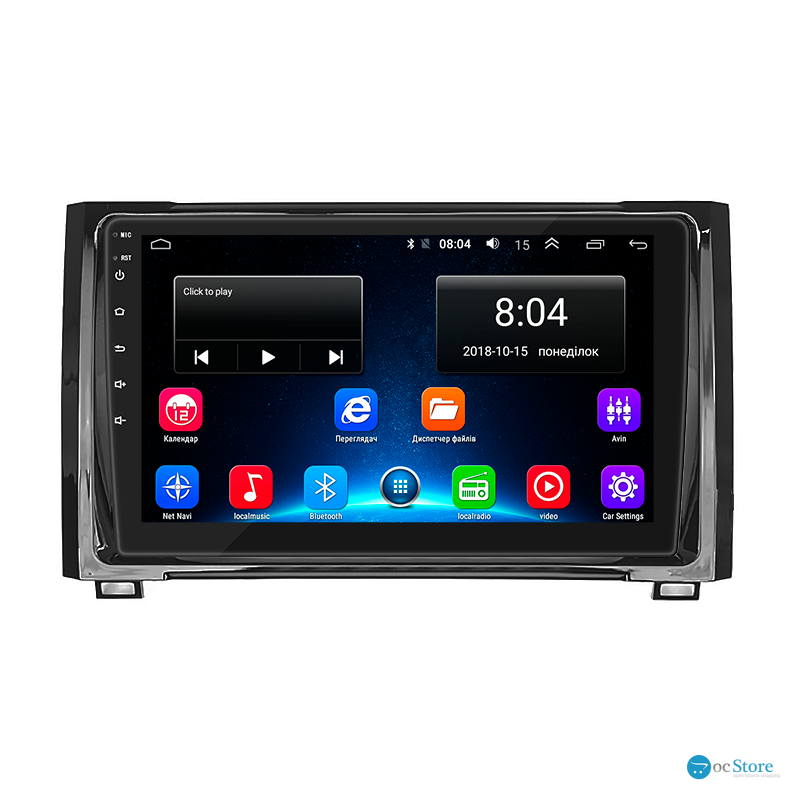 Штатная магнитола Lesko для Toyota Tundra II 2007-2013 экран 9" 2/32Gb Wi-Fi GPS Base
