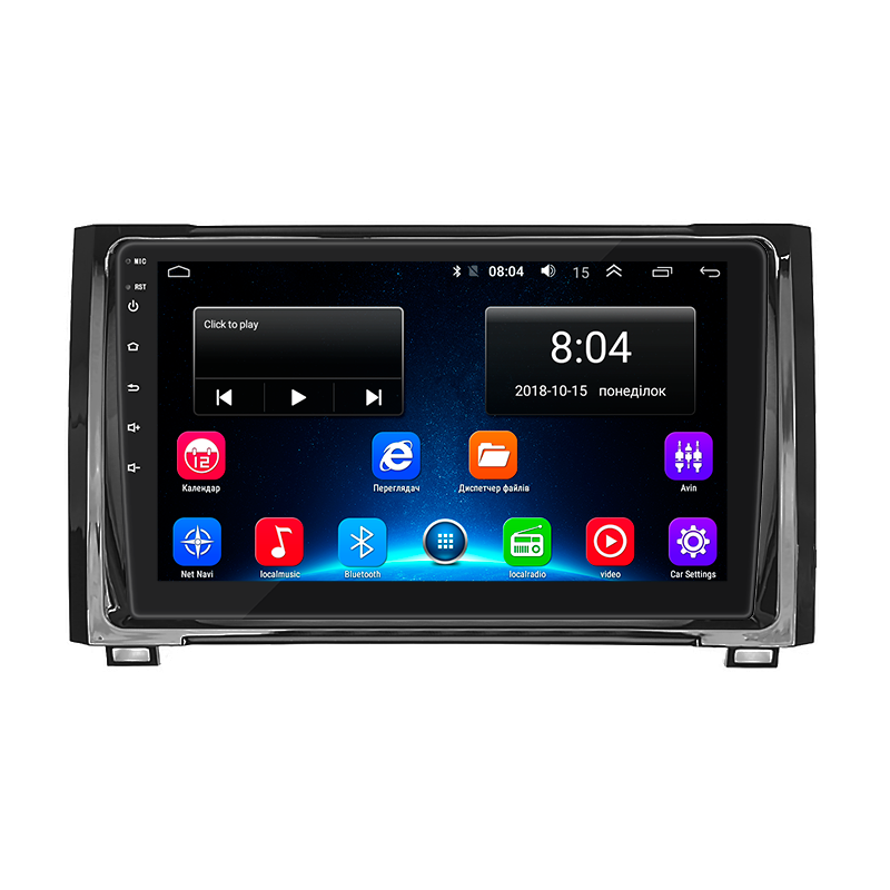 Штатная магнитола Lesko для Toyota Tundra II 2007-2013 экран 9" 2/32Gb Wi-Fi GPS Base