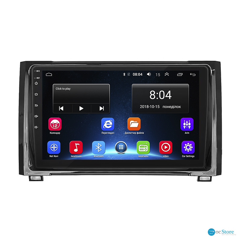Штатная магнитола Lesko для Toyota Tundra II Рестайлинг 2013-2021 экран 9" 2/32Gb Wi-Fi GPS Base
